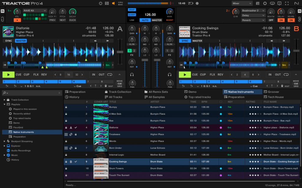 Native Instruments Release Traktor Pro-4 DJ Software