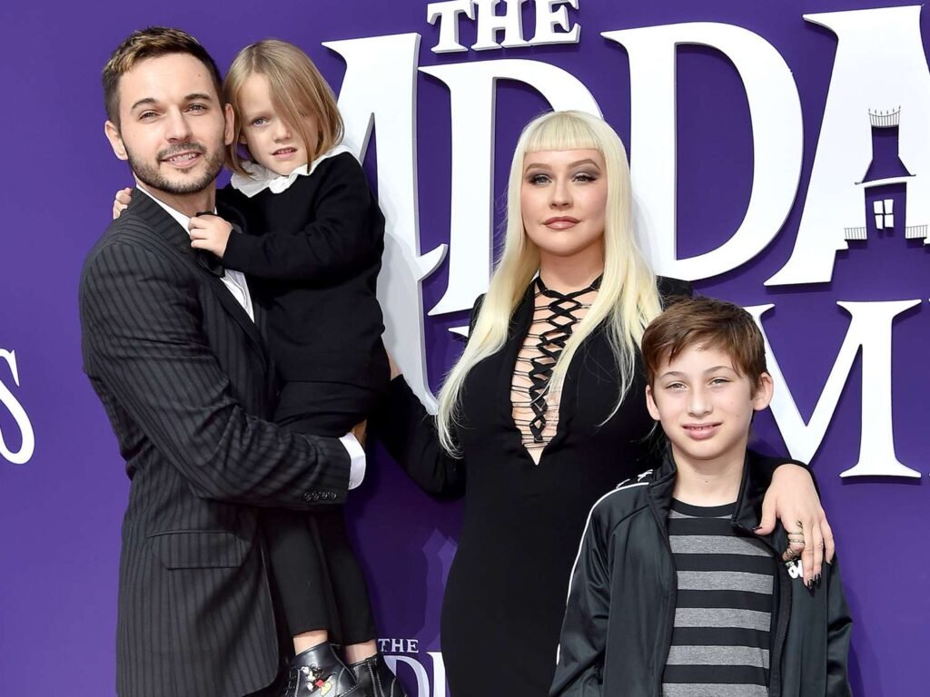 christina aguilera family