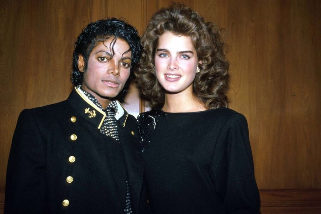 Michael Jackson and Brooke Shields During their brief relationship