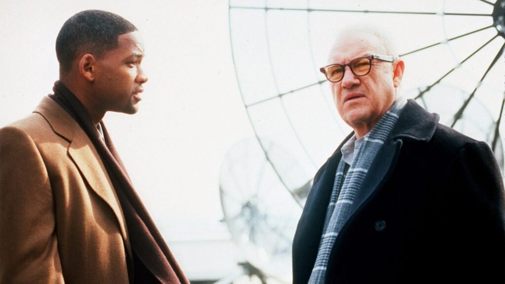 Gene Hackman with Will Smith in Enemy of the State (1998)