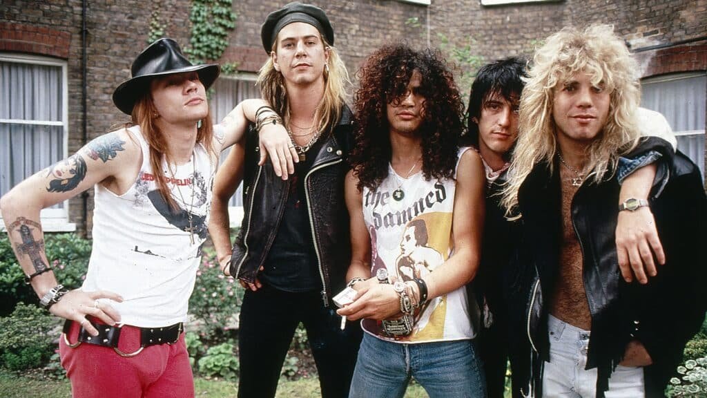 Guns & Roses When they were young