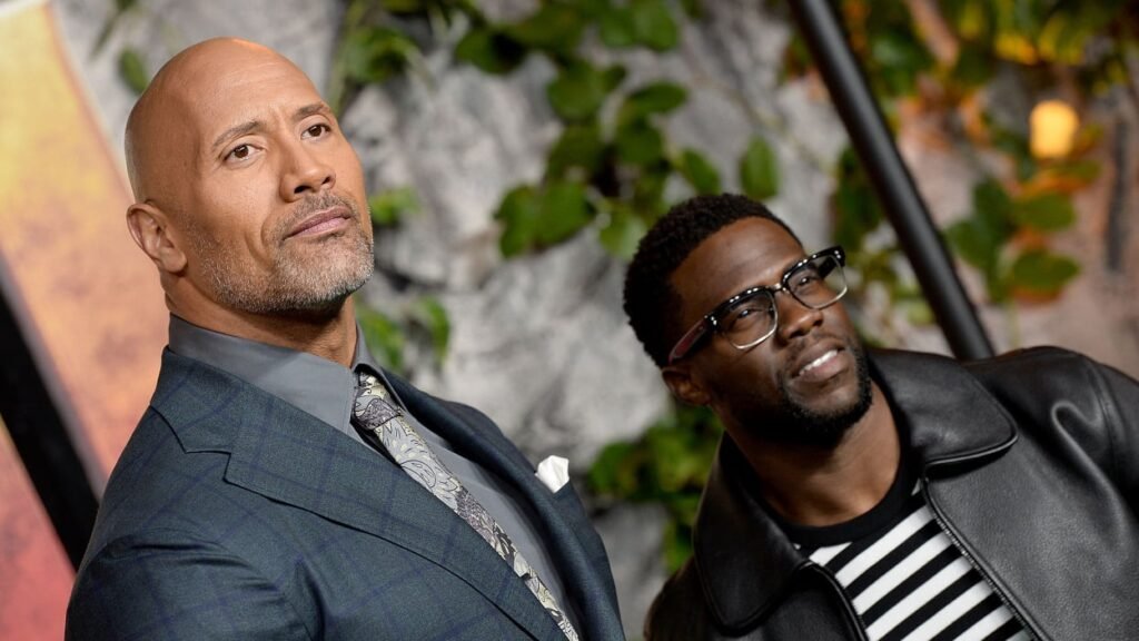 Kevin Hart and The Rock