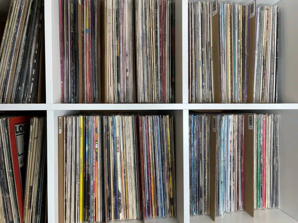 Many people still have a large record collection