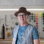 Tinker Hatfield in his home design studio