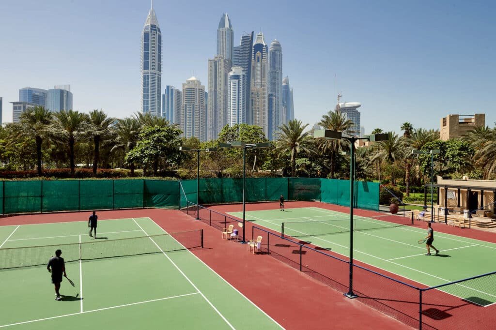 Courts are found everywhere in Dubai