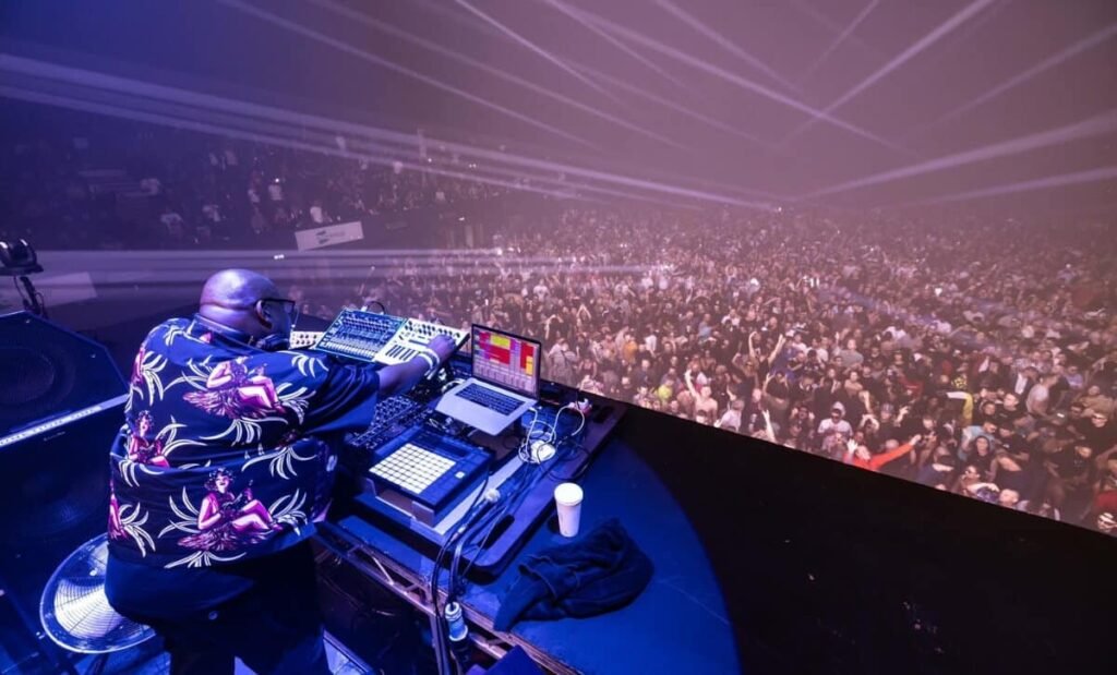 Carl Cox performing live