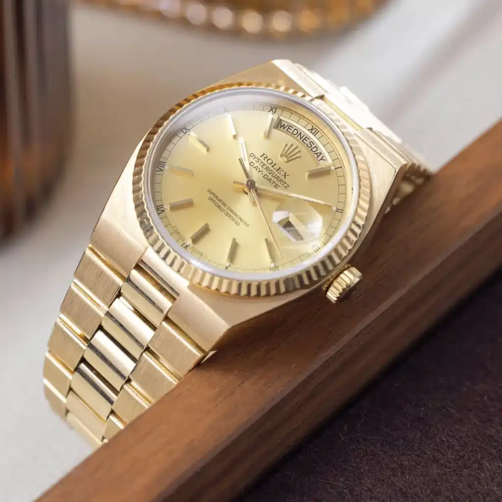 Rolex Gold Day-Date – Oysterquartz and Calibre 5055 (1977 – 2004)