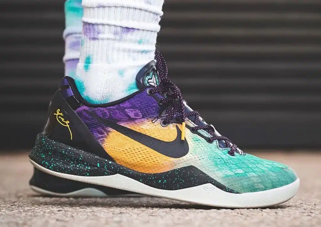 A colorful Nike Kobe 8