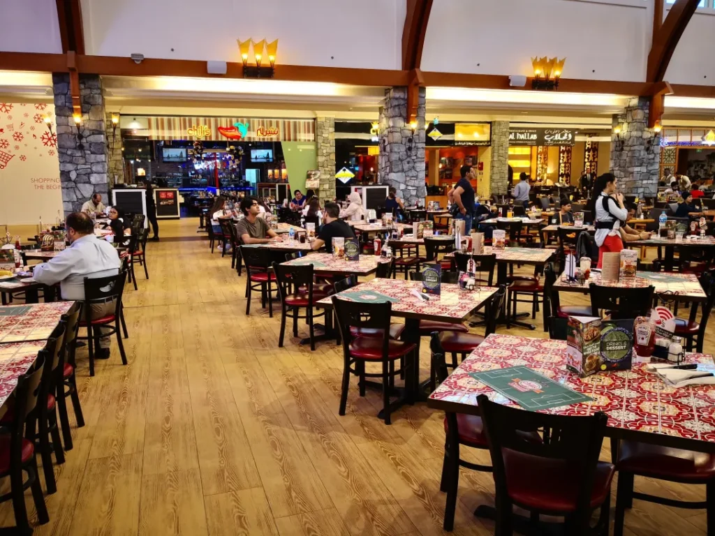 Food court at Mall of the Emirates, Dubai