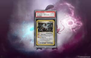 PSA-graded 2005 Pokémon Rayquaza Gold Star trading card, graded GEM MT 10